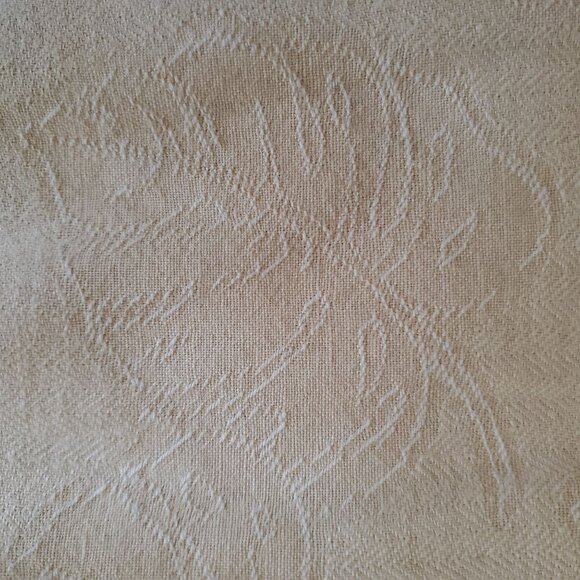 Vtg Tommy Bahama Men L Shirt Linen Hawaiian TikiCream Pocket Matched XtraButtons - Picture 7 of 10